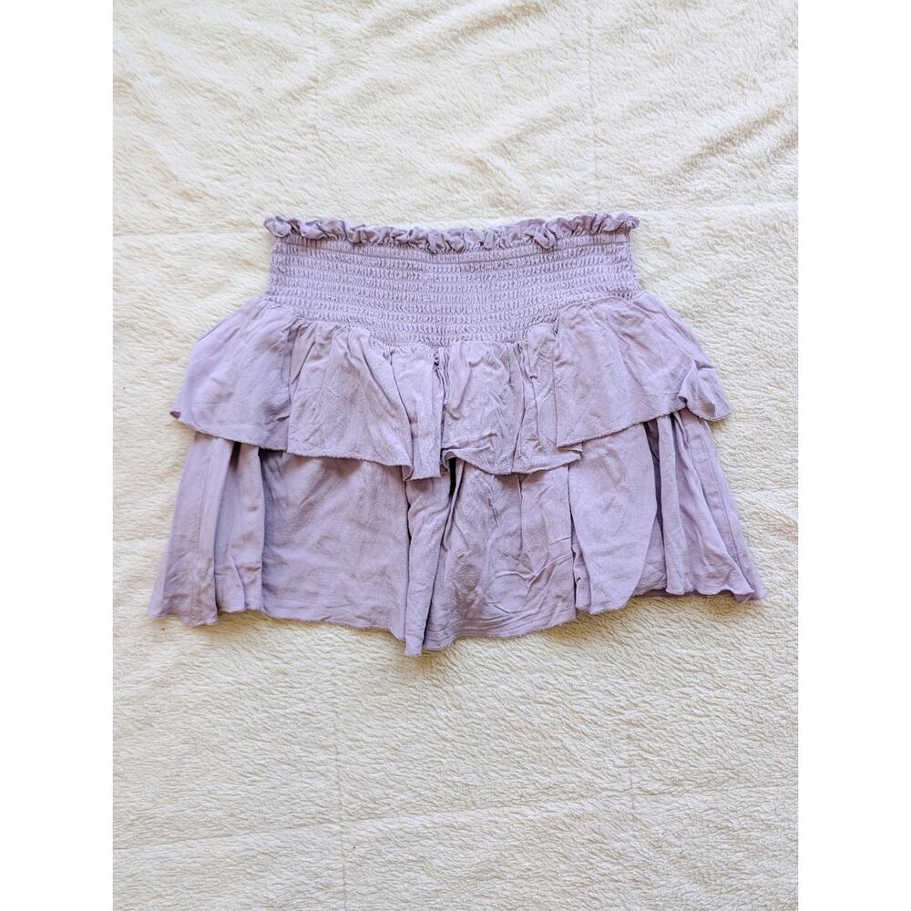 Katie J Tiered Ruffle Mini Skirt - Picture 2 of 3